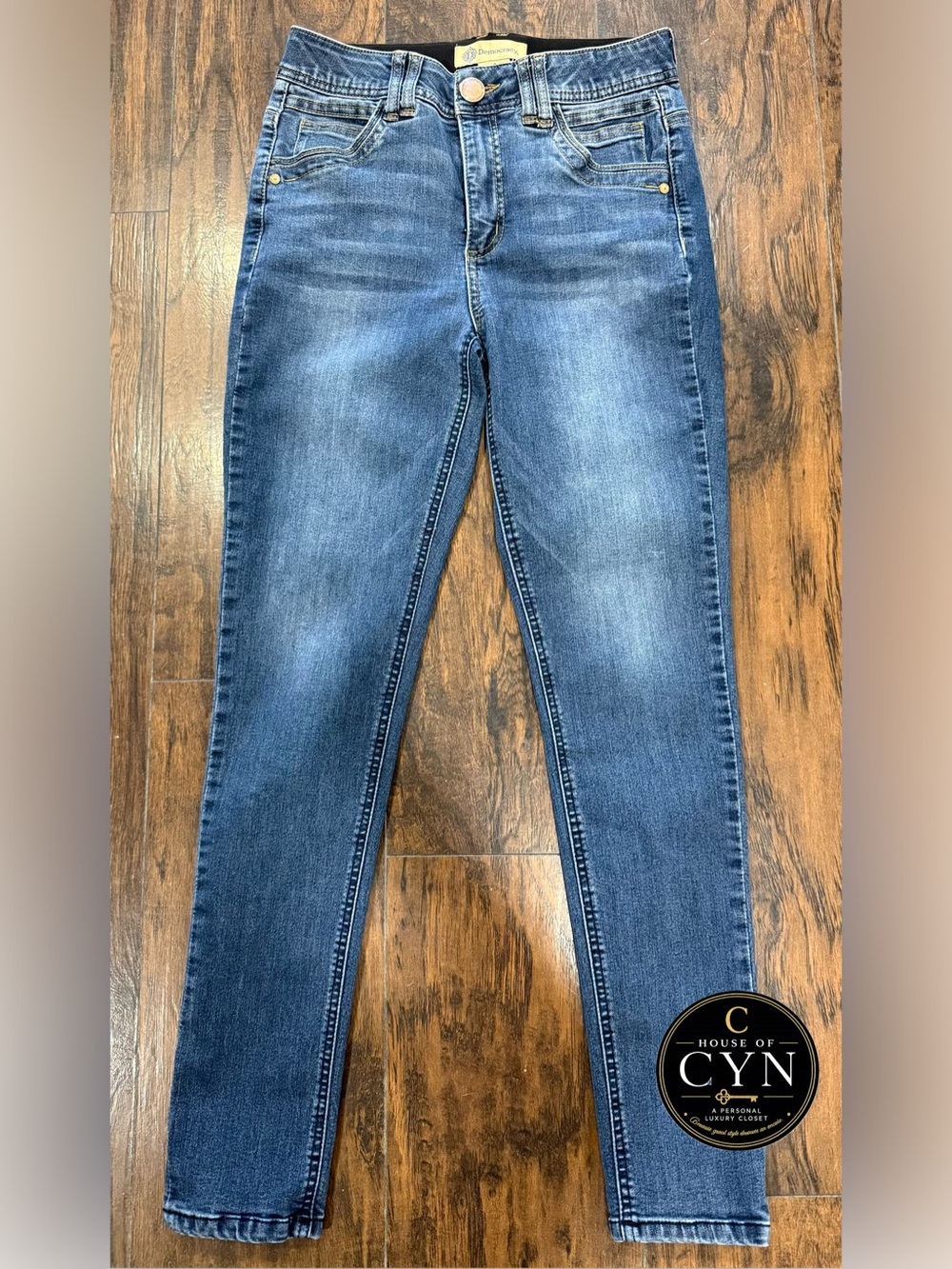 Democracy Ab Technology Medium Wash Skinny Jeans | Size 2